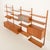 Brown Teak 4-Bay Wall Unit attributed to Poul Cadovius for Cado, 1960s For Sale - Image 8 of 18