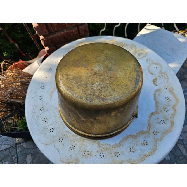 Antique Brass Cauldron, 1890s For Sale - Image 3 of 6