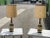 1960s Mid-Century Drip Pottery Table Lamps With Shades - a Pair For Sale - Image 12 of 12