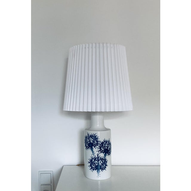 Mid-Century Modern Thistle Table Lamp by Kaj Lange for Royal Copenhagen and Fog & Mørup, 1960s For Sale - Image 3 of 12