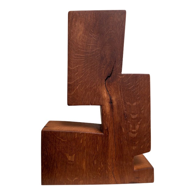 Brian Welch, Contoured Form II, Contemporary White Oak Sculpture For Sale