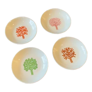 Set of 4 Mid 20th Century Seasons Catchalls