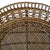 Wood Vintage Grand Tea Stain Wicker Boho Peacock Chair For Sale - Image 7 of 7