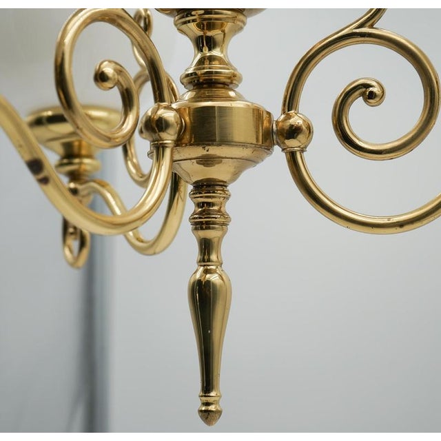 Vintage Art Deco Style Ceiling Chandelier For Sale - Image 6 of 9