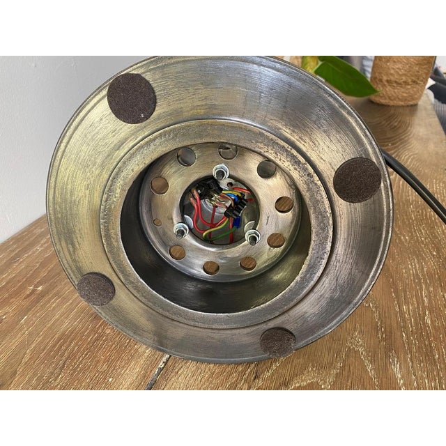 1950s Industrial Graphite 2 Arm Table Lamp by Jean-Louis Domecq for Jieldé, 1950s For Sale - Image 5 of 13