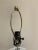 Traditional Vintage Lucite Pillar Table Lamp For Sale - Image 3 of 8