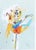 1990s Sergio Barletta, Circus of the Sun No. 2, 1990s, Mixed Media Collage For Sale - Image 5 of 5