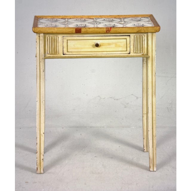 Faience Console Table, 1810 For Sale - Image 9 of 9
