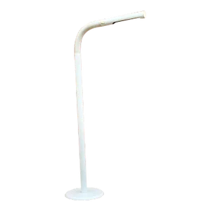 1970s White Danish Goose Neck Floor Lamp