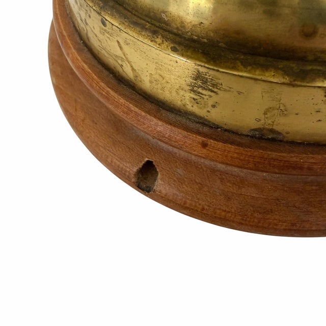 Vintage Brass Ram’s Horn Candleholder, Hollywood Regency, Lodge, Cabin, Farmhouse For Sale - Image 4 of 7