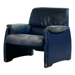 Vintage Leather Lounge Chair from de Sede, 1980s For Sale