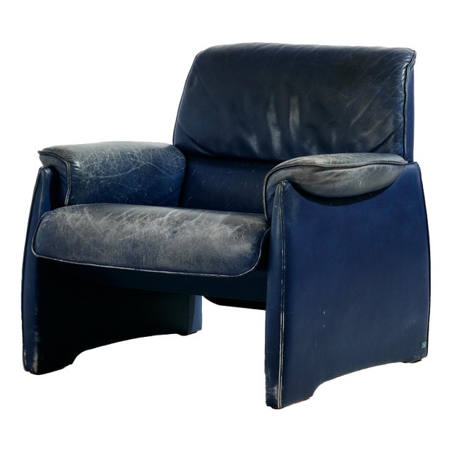 Vintage Leather Lounge Chair from de Sede, 1980s For Sale