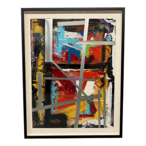 Contemporary Abstract Mixed Media Original Artwork, Unsiged
