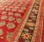 Vintage Turkish Oushak Rug in Rich Red With Allover Floral Rosette Pattern For Sale In Atlanta - Image 6 of 8