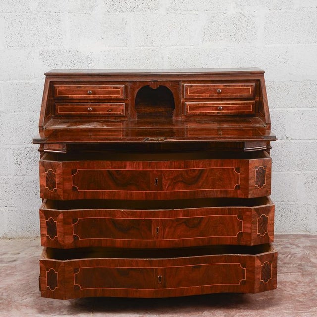 Antique Secretaire in Wood, 1800s For Sale - Image 4 of 18
