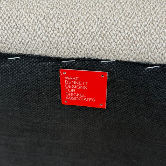 Cartouche Sofa by Ward Bennett for Brickell Associates For Sale - Image 9 of 9
