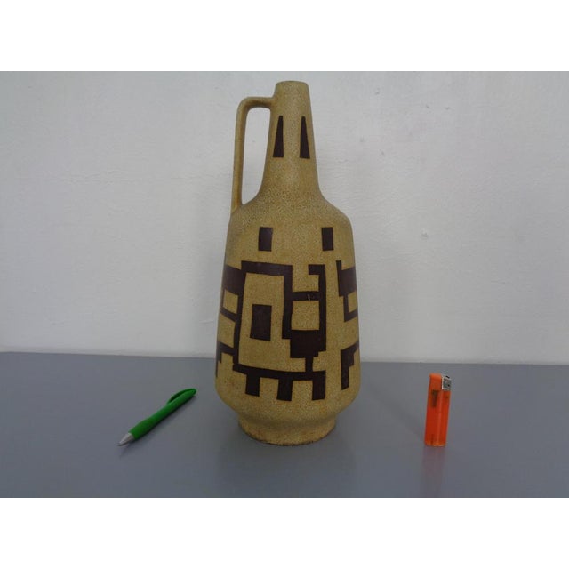 Mid-Century German Studio Ceramic Vase, 1950s For Sale - Image 12 of 16