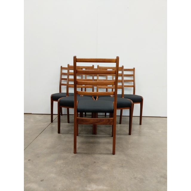 G Plan Set of 6 Vintage Mid Century Modern Dining Chairs by G Plan For Sale - Image 4 of 9