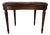 Vintage French Provincial Louis XVI-Style Kidney-Shaped Upholstered Vanity Stool Bench For Sale
