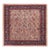 1880s Multicolor Tree of Life Tribal Shrub n.w Antique Bakshaiesh Rug Square Carpet For Sale