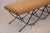 Arteriors Felice Iron Brass Alpaca Bench For Sale In New York - Image 6 of 8