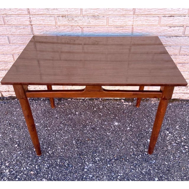 Vintage Small Laminate End Side Table For Sale - Image 4 of 5