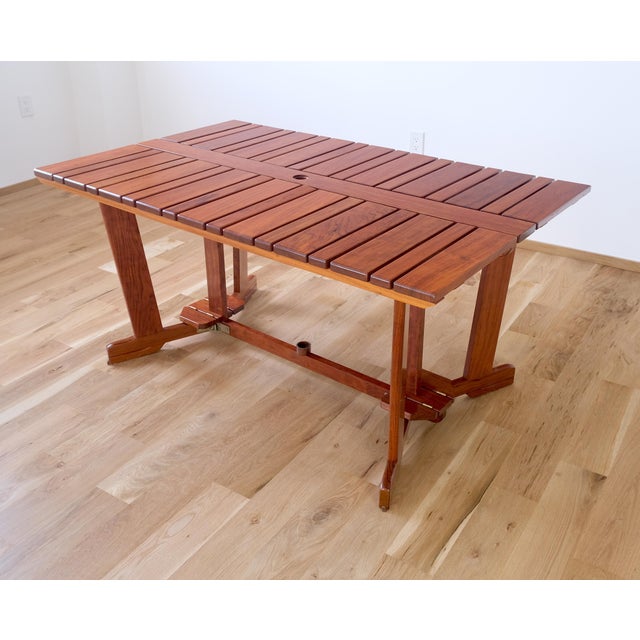 Tricomfort Made in France SOLID Rosewood Adjustable Chairs Folding Table Outdoor Set MINT! It is just a phenomenal outdoor...