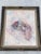 Vintage Floral Hat Wall Art Signed Cooper Textured Mixed Media Framed Artwork For Sale - Image 10 of 11