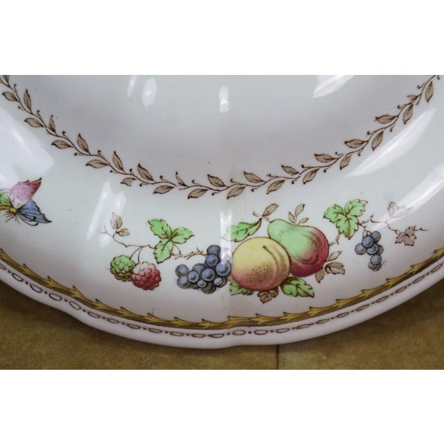 Early 20th Century Copeland Spode England Rockingham Vegetable Serving Dish Soup Tureen For Sale - Image 10 of 18
