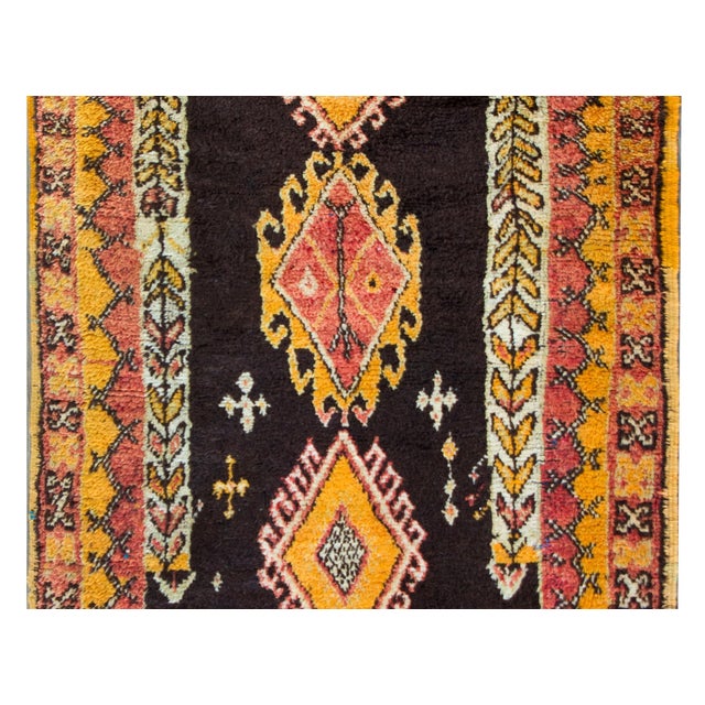 Textile Vintage Moroccan Rug For Sale - Image 7 of 16