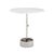 Regina Andrew Myles Accent Table Large, Polished Nickel with Marble Top For Sale In Detroit - Image 6 of 6