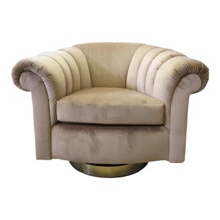 Milo Baughman for Thayer Coggin Swivel Lounge Chairs For Sale