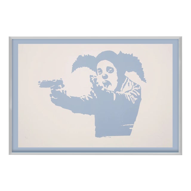 Banksy, Clown Skateboard Lick Shot, 2024, Print For Sale