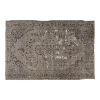 Grey Vintage Anatolian Wool Carpet For Sale