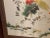 Antique Chinoiserie Silk Embroidered Nature Scene in Cherry Wood Frame With Decorative Oriental Hooks For Sale In Los Angeles - Image 6 of 12