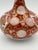 Imari Porcelain Vintage Red & Gold Asian‑Style Decorative Porcelain Vase For Sale - Image 4 of 7