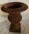 A nice old rustic garden urn in classic design.