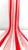 Red White and Transparent Glass Bottle Vase in the style of Gio Ponti, Italy, 1970s For Sale - Image 9 of 14