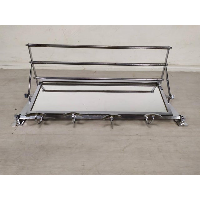 Art Deco Chrome Coat Rack, 1930s, in Good conditions. Designed 1920 to 1949