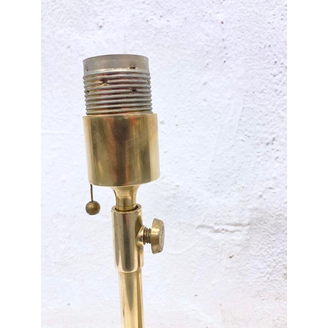 Vintage Lesan Table Lamp in Brass by Florian Schulz, 1970s For Sale - Image 6 of 16