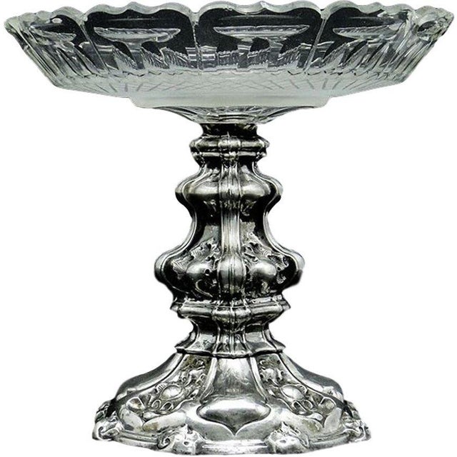 19th Century Austro-Hungarian Silver Fruit Platter For Sale - Image 11 of 11