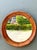 Vintage Round Wood Frame Mirror For Sale In West Palm - Image 6 of 12