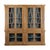 In Antique French Oak finish, this monumental cabinet features diamond-patterned fluted detailing, crown moulding, and...