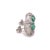 Diamond Emerald Earrings 14 Karat White Gold 2.17 TCW Certified For Sale - Image 14 of 14