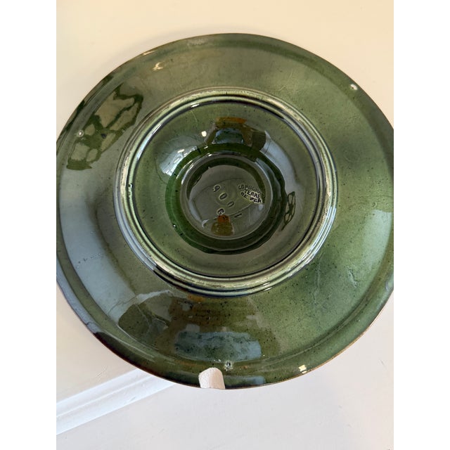 Pair of French Longchamp Barbotine Oyster Serving Plates, Circa 1900 For Sale - Image 12 of 12