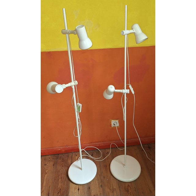 Italian Multi-Adjustable Floor Lamps with Spotlights, 1970s, Set of 2 For Sale - Image 11 of 11