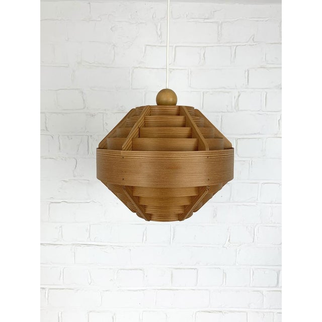 T-510 Pendant Lamp in Pine by Hans-Agne Jakobsson for Ab Markaryd, 1960s For Sale - Image 14 of 15