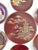 1950s 1950s Chinoiserie Lacquer Coaster Set – Vintage Asian Scenic Barware With Box For Sale - Image 5 of 10