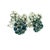 1970s Pair of Frantz Hingelberg Danish 14k Gold Sapphire and Diamond Floral Earrings For Sale - Image 4 of 16