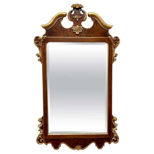 Baroque Pair La Barge Mid Georgian Chippendale Mirrors For Sale - Image 3 of 5